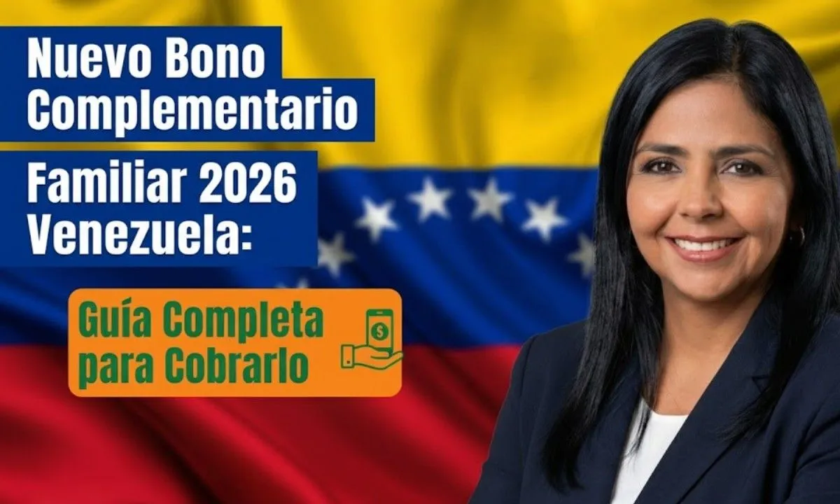 Nuevo Bono Complementario Familiar 2026 en Venezuela, GuÃa Completa para Cobrarlo