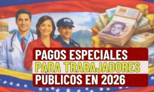 Pagos especiales para trabajadores públicos en 2026 bonos, aumentos salariales y beneficios que marcarán el año
