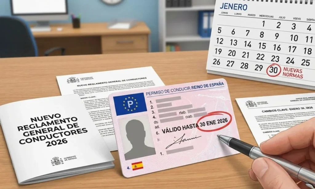 Permiso de Conducir en España 2026, Cambios Oficiales que Entran en Vigor el 30 de Enero y Afectan a Millones de Conductores